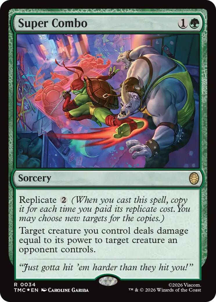Super Combo (Surge Foil) [Teenage Mutant Ninja Turtles Commander] MTG Single Magic: The Gathering  | Multizone: Comics And Games