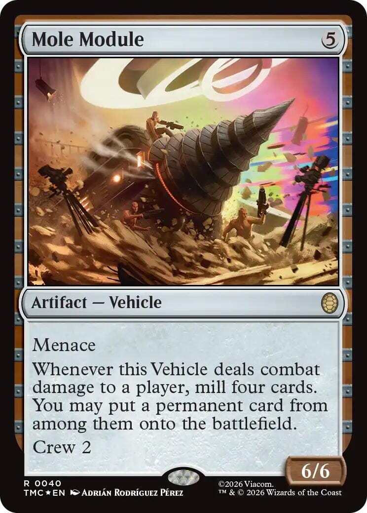Mole Module (Surge Foil) [Teenage Mutant Ninja Turtles Commander] MTG Single Magic: The Gathering  | Multizone: Comics And Games