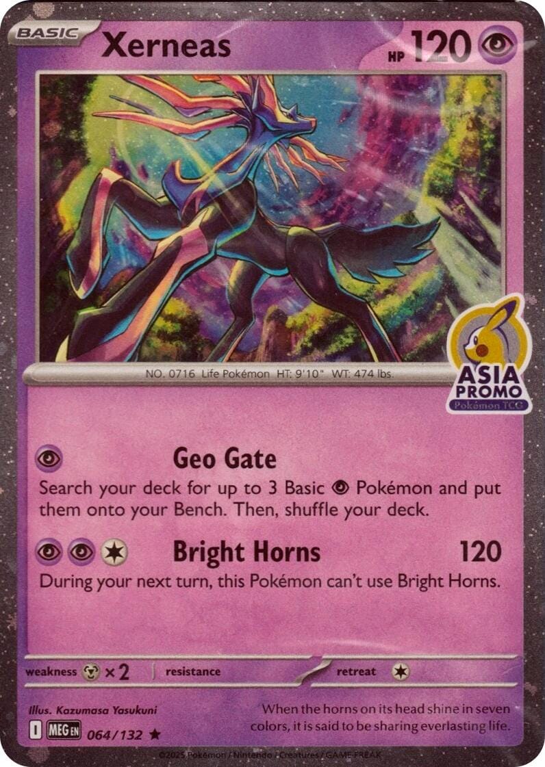 Xerneas (064/132) (Asia Promo) [Miscellaneous Cards] Pokemon Single Pokémon  | Multizone: Comics And Games