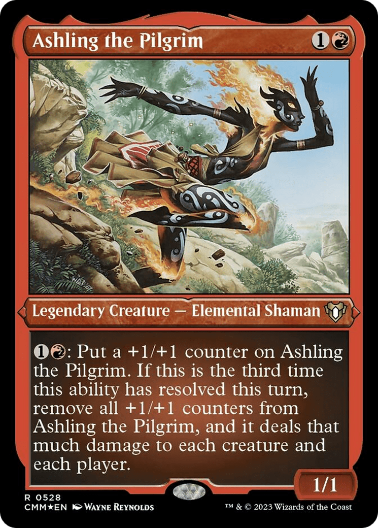 Ashling the Pilgrim (Foil Etched) [Commander Masters] MTG Single Magic: The Gathering  | Multizone: Comics And Games