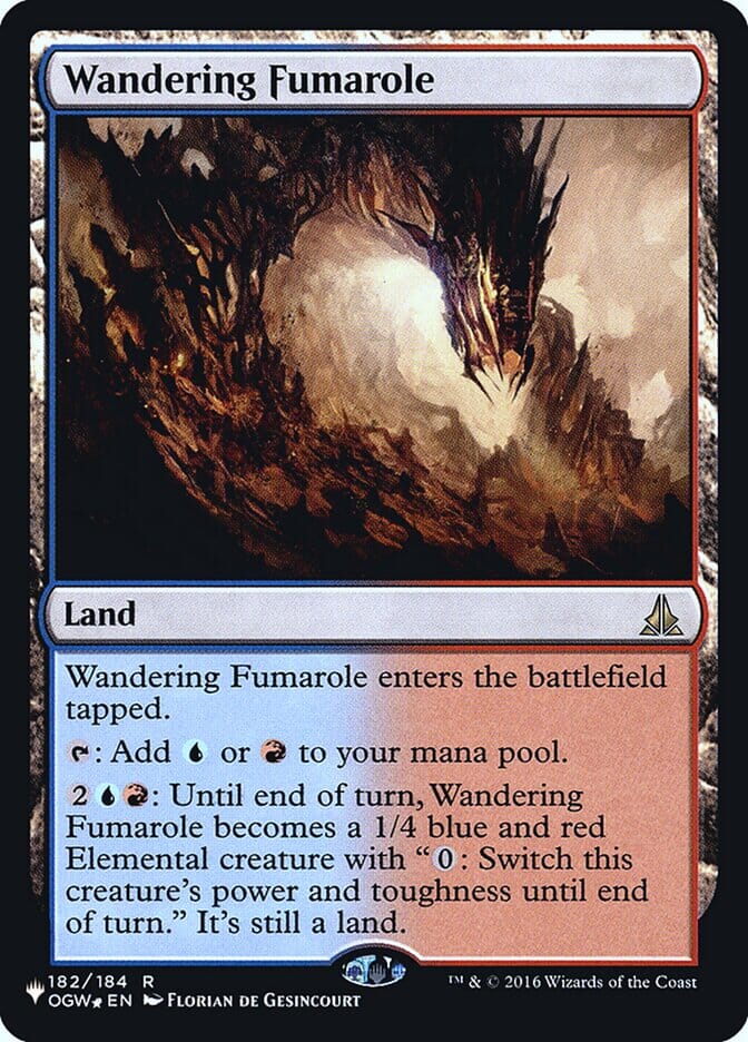 Wandering Fumarole [Secret Lair: Heads I Win, Tails You Lose] MTG Single Magic: The Gathering  | Multizone: Comics And Games