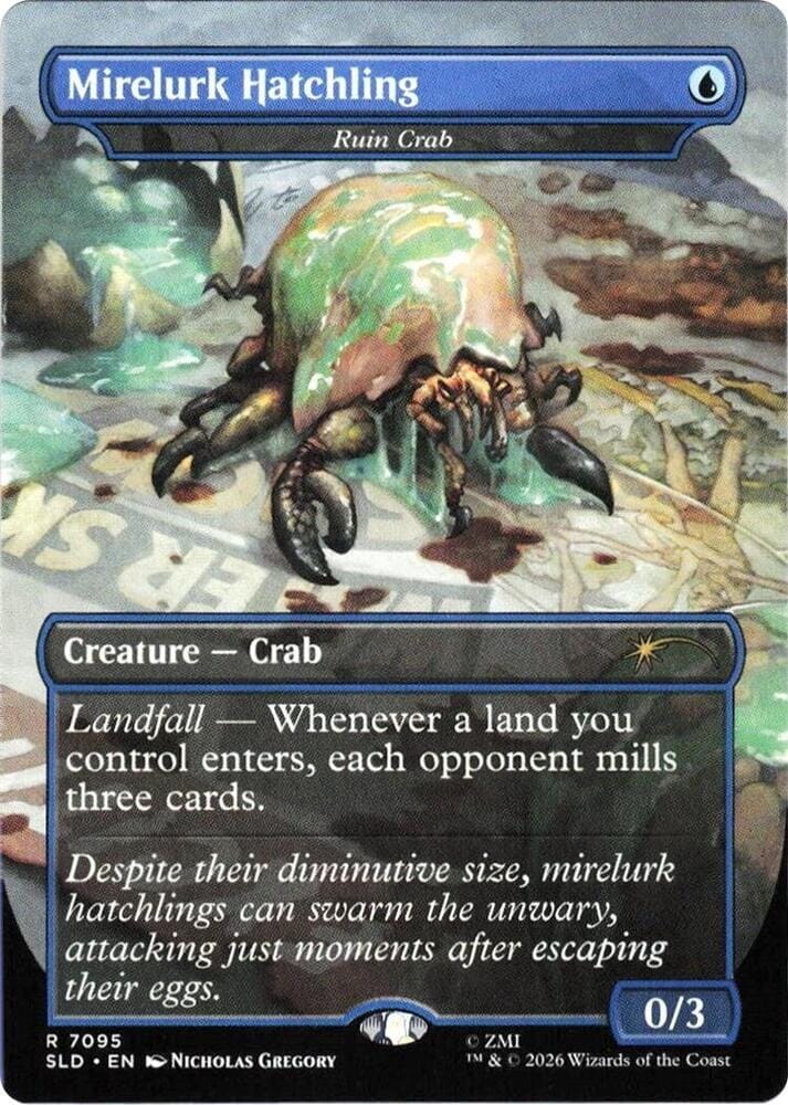 Mirelurk Hatchling - Ruin Crab [Secret Lair Drop Series] MTG Single Magic: The Gathering  | Multizone: Comics And Games