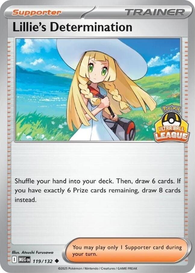 Lillie's Determination (119/132) (Ultra Ball League) [League & Championship Cards] Pokemon Single Pokémon  | Multizone: Comics And Games