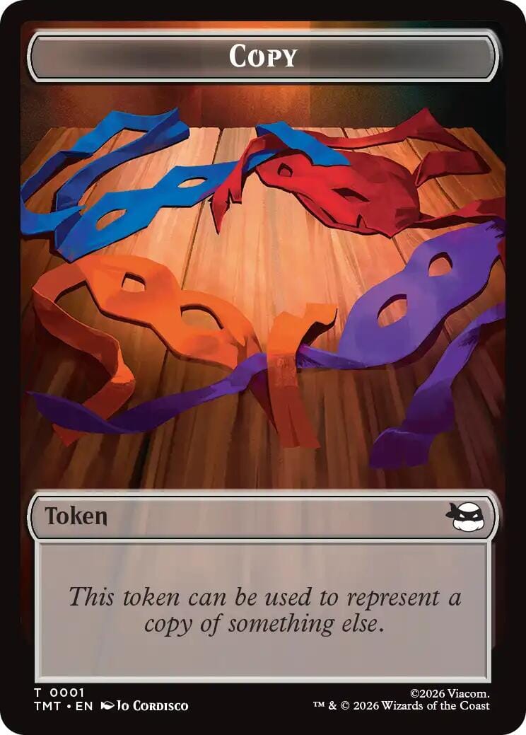 Ooze // Copy Double-Sided Token [Teenage Mutant Ninja Turtles Commander Tokens] MTG Single Magic: The Gathering  | Multizone: Comics And Games