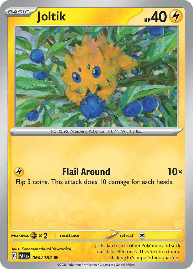 Joltik (064/182) [Scarlet & Violet: Paradox Rift] Pokemon Single Pokémon  | Multizone: Comics And Games