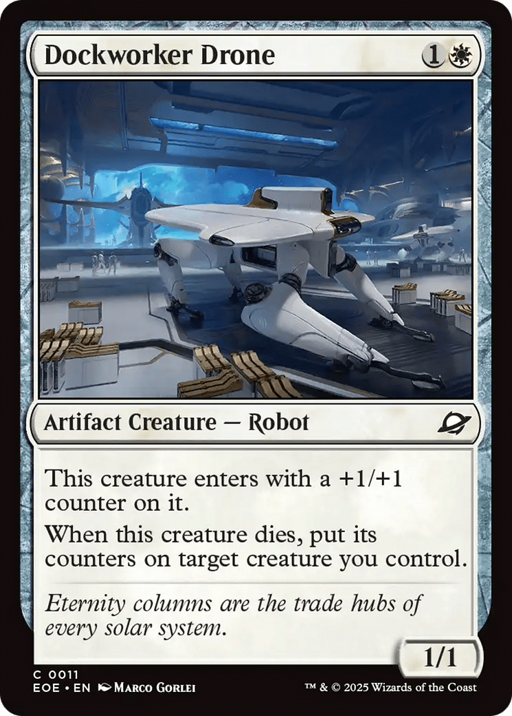 Dockworker Drone [Edge of Eternities] MTG Single Magic: The Gathering  | Multizone: Comics And Games
