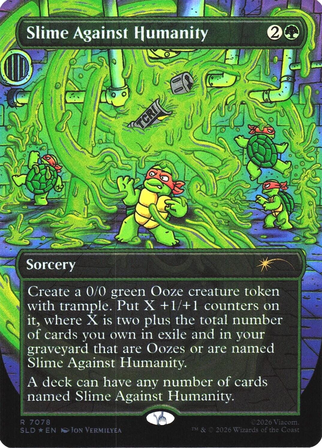 Slime Against Humanity (7078) [Secret Lair Drop Series] MTG Single Magic: The Gathering  | Multizone: Comics And Games