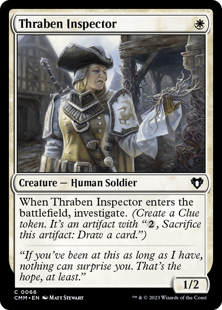 Thraben Inspector [Commander Masters] MTG Single Magic: The Gathering  | Multizone: Comics And Games