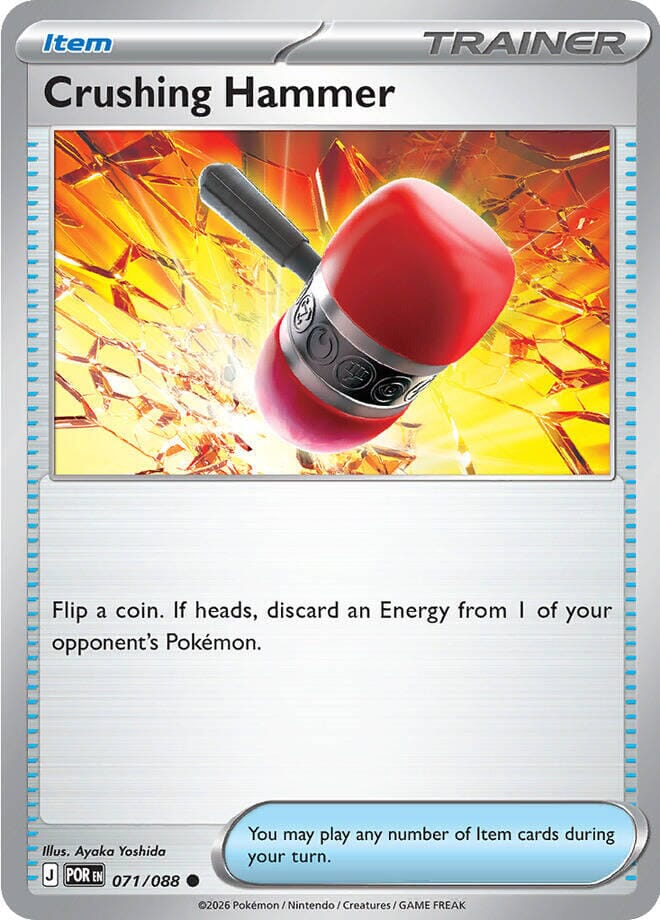 Crushing Hammer (071/088) [Mega Evolution: Perfect Order] Pokemon Single Pokémon  | Multizone: Comics And Games
