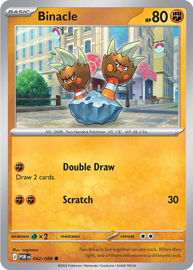 Binacle (042/088) [Mega Evolution: Perfect Order] Pokemon Single Pokémon  | Multizone: Comics And Games