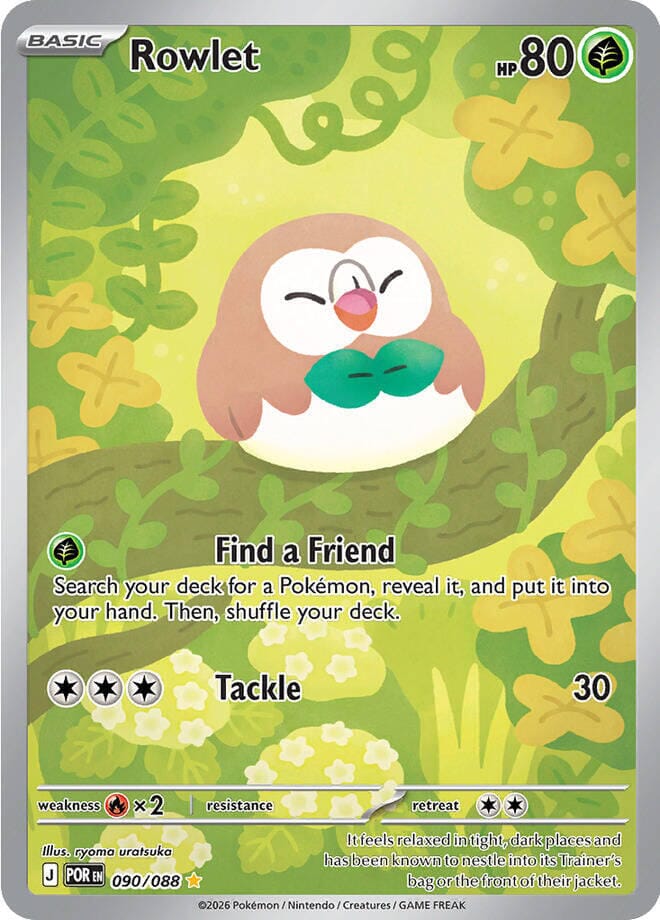 Rowlet (090/088) [Mega Evolution: Perfect Order] Pokemon Single Pokémon  | Multizone: Comics And Games
