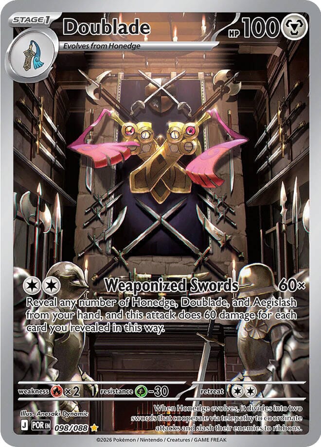 Doublade (098/088) [Mega Evolution: Perfect Order] Pokemon Single Pokémon  | Multizone: Comics And Games