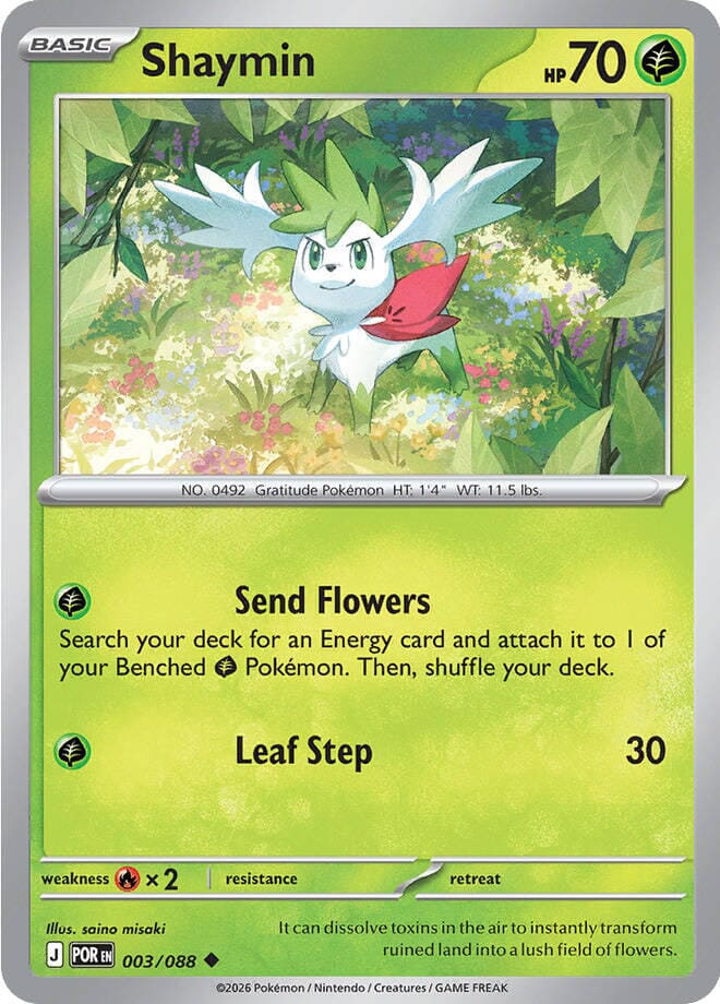 Shaymin (003/088) [Mega Evolution: Perfect Order] Pokemon Single Pokémon  | Multizone: Comics And Games