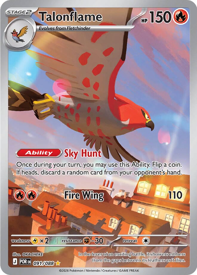 Talonflame (091/088) [Mega Evolution: Perfect Order] Pokemon Single Pokémon  | Multizone: Comics And Games