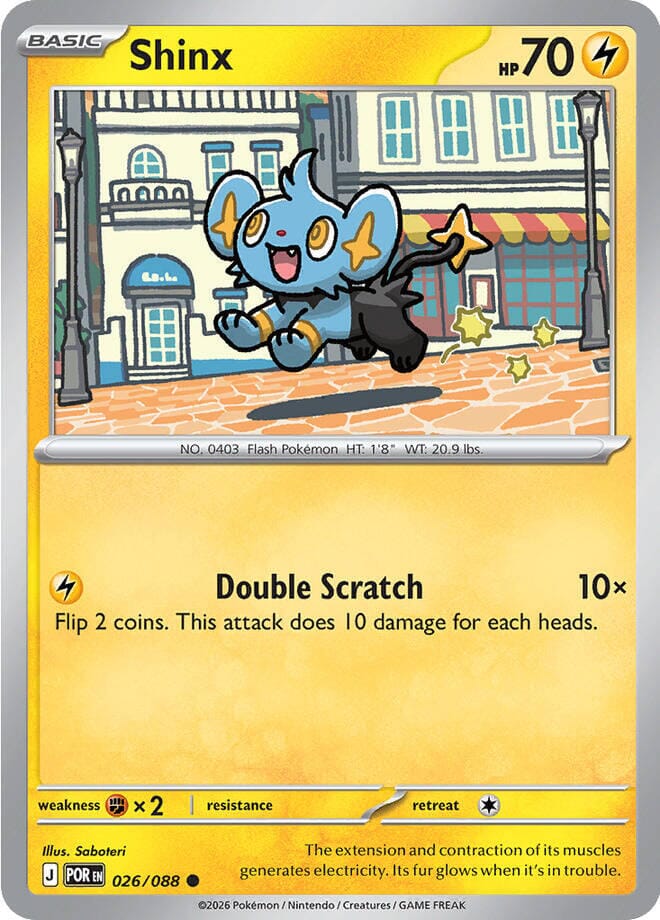 Shinx (026/088) [Mega Evolution: Perfect Order] Pokemon Single Pokémon  | Multizone: Comics And Games