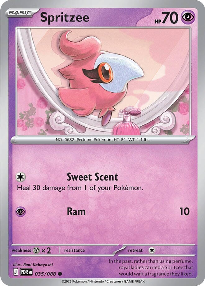 Spritzee (035/088) [Mega Evolution: Perfect Order] Pokemon Single Pokémon  | Multizone: Comics And Games