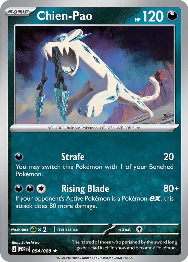Chien-Pao (054/088) [Mega Evolution: Perfect Order] Pokemon Single Pokémon  | Multizone: Comics And Games