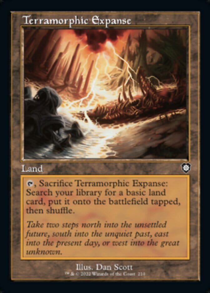 Terramorphic Expanse (Retro) [The Brothers' War Commander] MTG Single Magic: The Gathering  | Multizone: Comics And Games