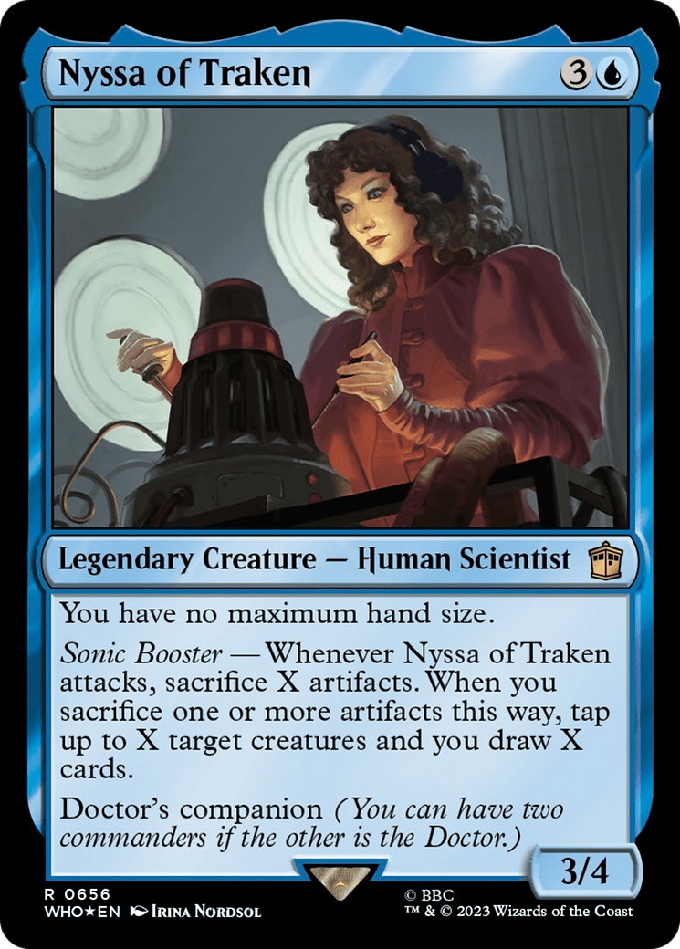 Nyssa of Traken (Surge Foil) [Doctor Who] MTG Single Magic: The Gathering  | Multizone: Comics And Games