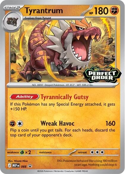 Tyrantrum (066) [Mega Evolution Promo] Pokemon Single Pokémon  | Multizone: Comics And Games