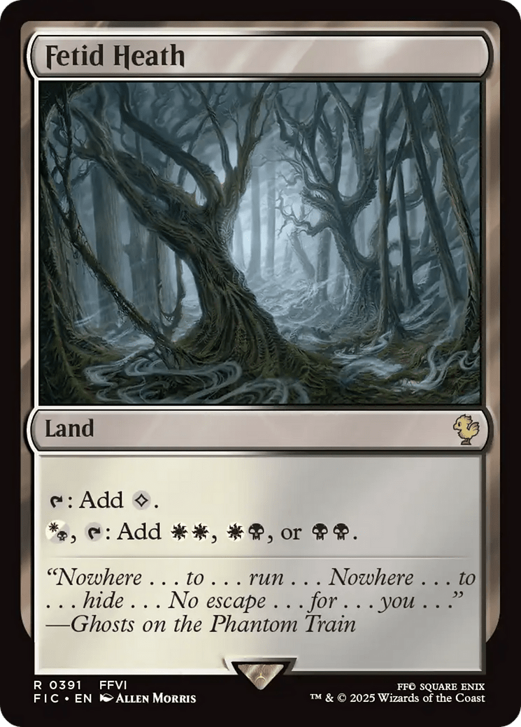Fetid Heath [FINAL FANTASY Commander] MTG Single Magic: The Gathering  | Multizone: Comics And Games