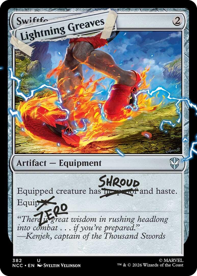 Lightning Greaves (382) [Secret Lair Drop Series] MTG Single Magic: The Gathering  | Multizone: Comics And Games