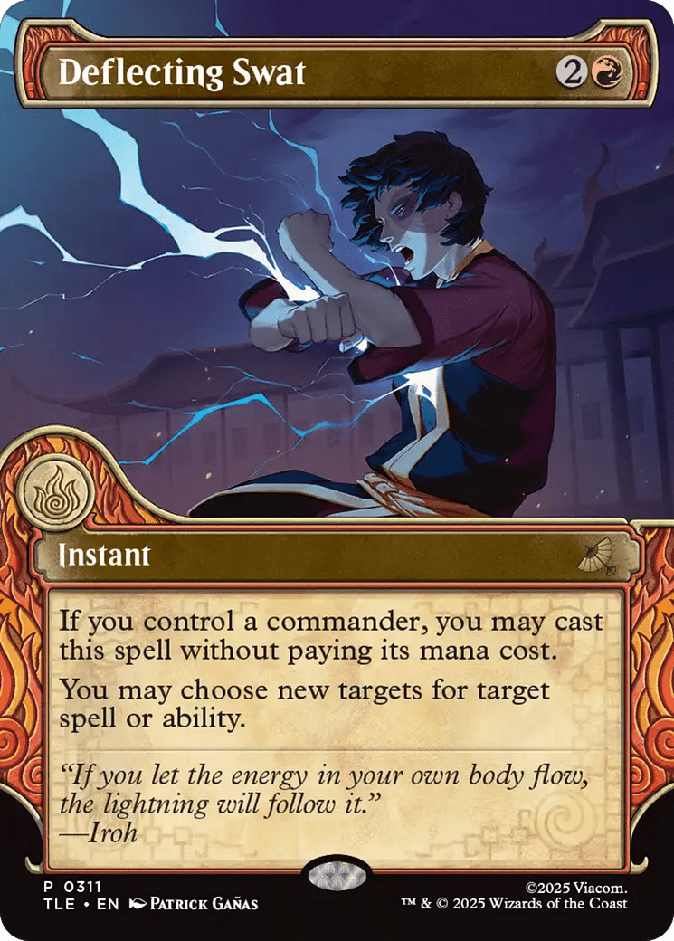 Deflecting Swat (Showcase) [Avatar: The Last Airbender: Eternal-Legal] MTG Single Magic: The Gathering  | Multizone: Comics And Games