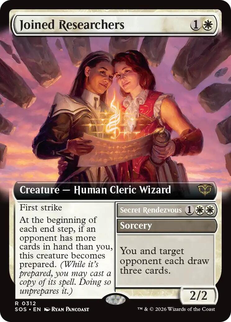 Joined Researchers (Extended Art) [Secrets of Strixhaven] MTG Single Magic: The Gathering  | Multizone: Comics And Games