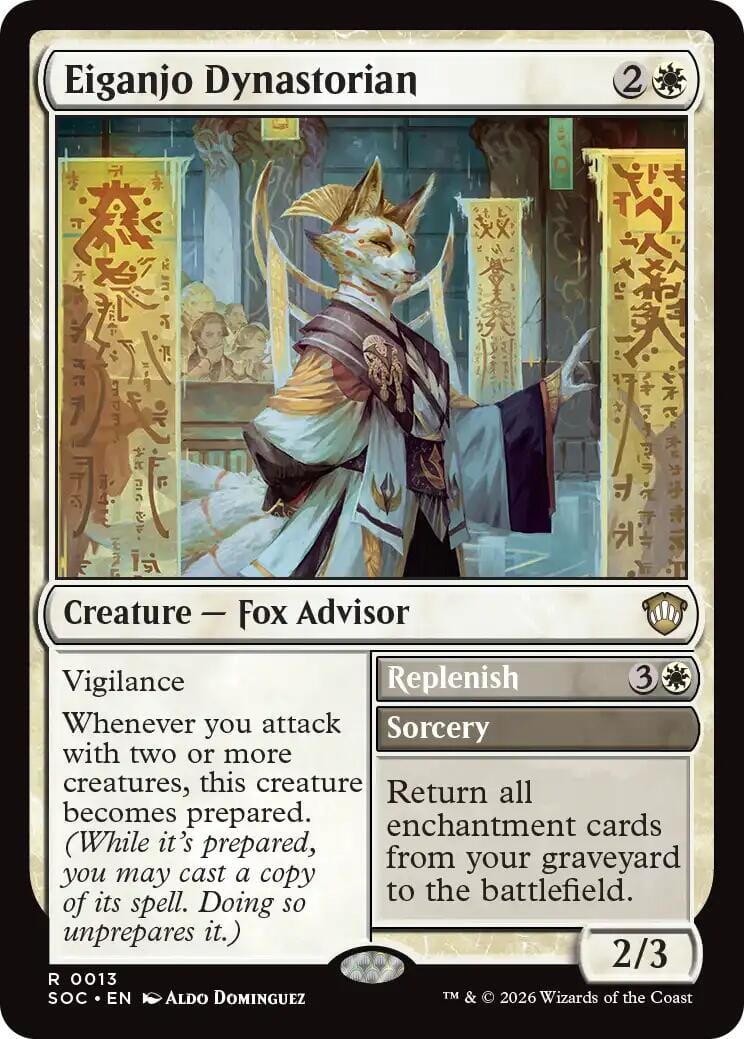 Eiganjo Dynastorian [Secrets of Strixhaven Commander] MTG Single Magic: The Gathering  | Multizone: Comics And Games