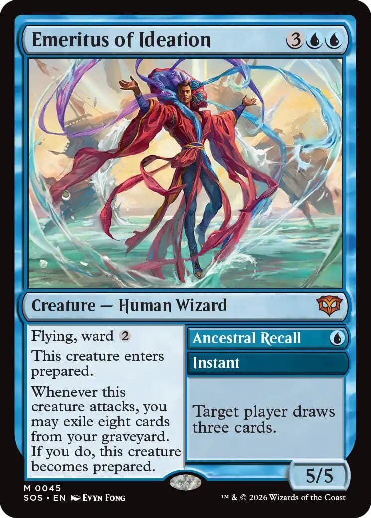 Emeritus of Ideation [Secrets of Strixhaven] MTG Single Magic: The Gathering  | Multizone: Comics And Games