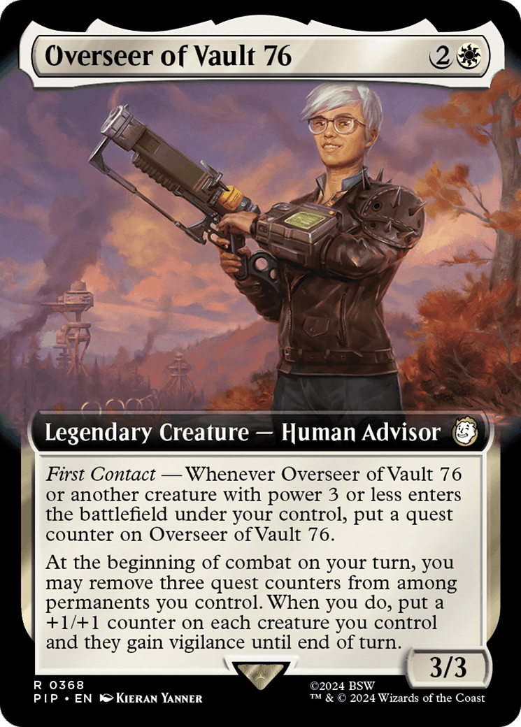 Overseer of Vault 76 (Extended Art) [Fallout] MTG Single Magic: The Gathering  | Multizone: Comics And Games