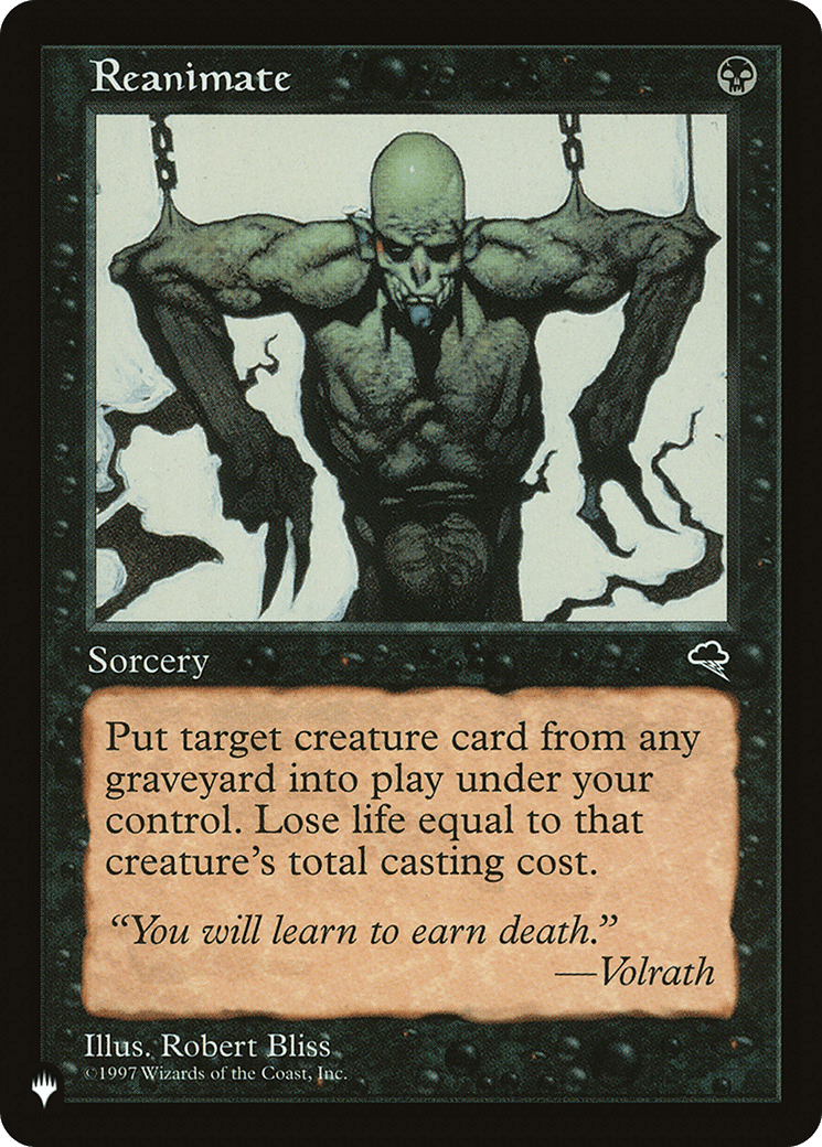 Reanimate [The List] MTG Single Magic: The Gathering  | Multizone: Comics And Games