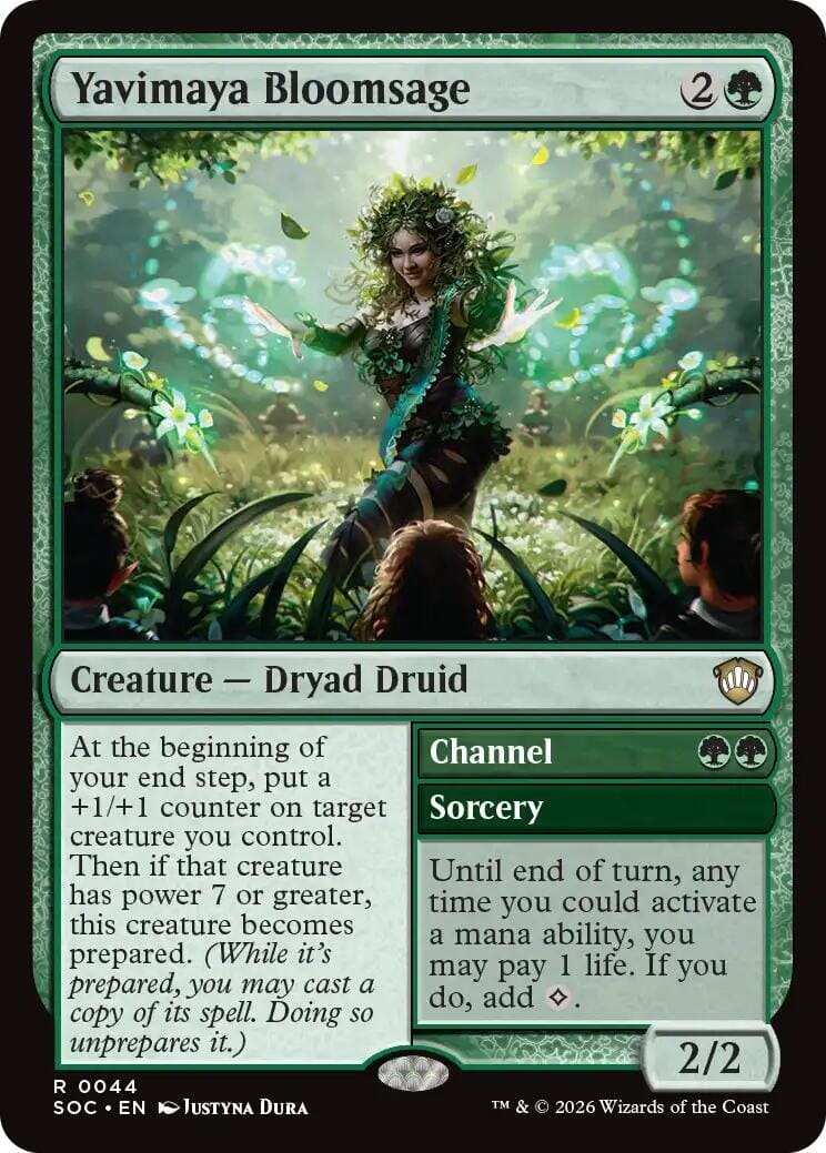 Yavimaya Bloomsage [Secrets of Strixhaven Commander] MTG Single Magic: The Gathering  | Multizone: Comics And Games
