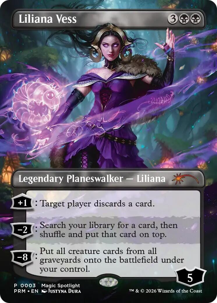 Liliana Vess (Borderless) [Spotlight Series] MTG Single Magic: The Gathering  | Multizone: Comics And Games