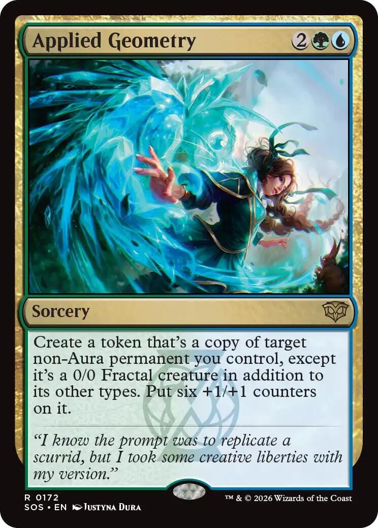 Applied Geometry [Secrets of Strixhaven] MTG Single Magic: The Gathering  | Multizone: Comics And Games