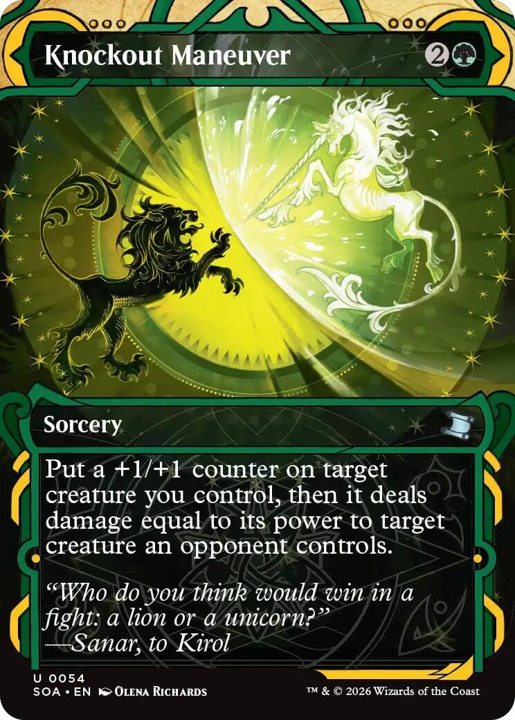 Knockout Maneuver [Secrets of Strixhaven: Mystical Archive] MTG Single Magic: The Gathering  | Multizone: Comics And Games