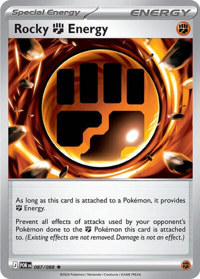 Rocky Fighting Energy (087/088) (Deck Exclusive) [Mega Evolution: Perfect Order] Pokemon Single Pokémon  | Multizone: Comics And Games