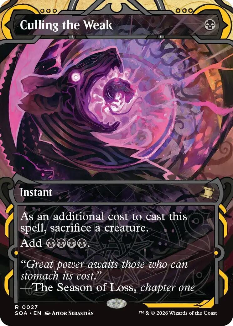 Culling the Weak [Secrets of Strixhaven: Mystical Archive] MTG Single Magic: The Gathering  | Multizone: Comics And Games