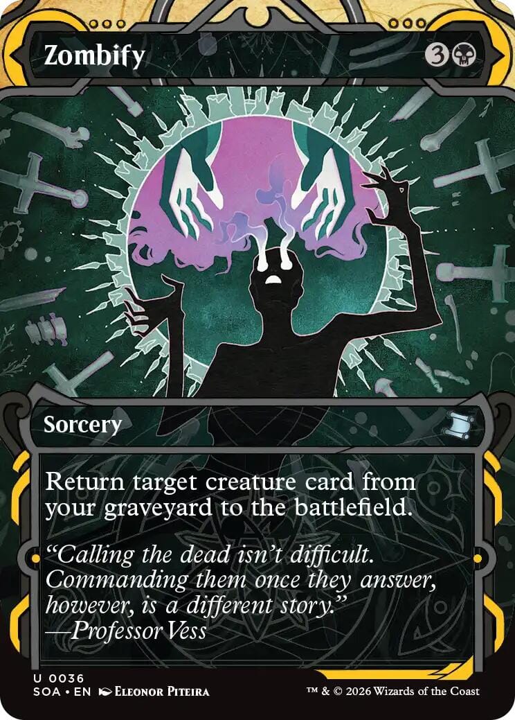 Zombify [Secrets of Strixhaven: Mystical Archive] MTG Single Magic: The Gathering  | Multizone: Comics And Games