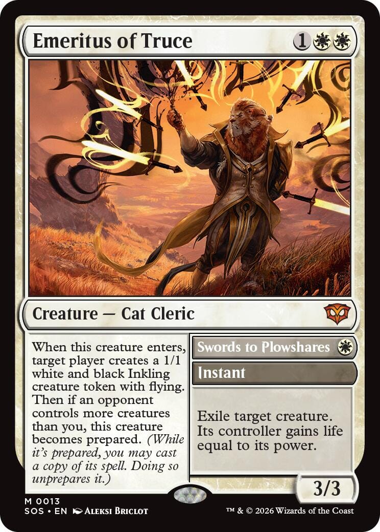 Emeritus of Truce [Secrets of Strixhaven] MTG Single Magic: The Gathering  | Multizone: Comics And Games