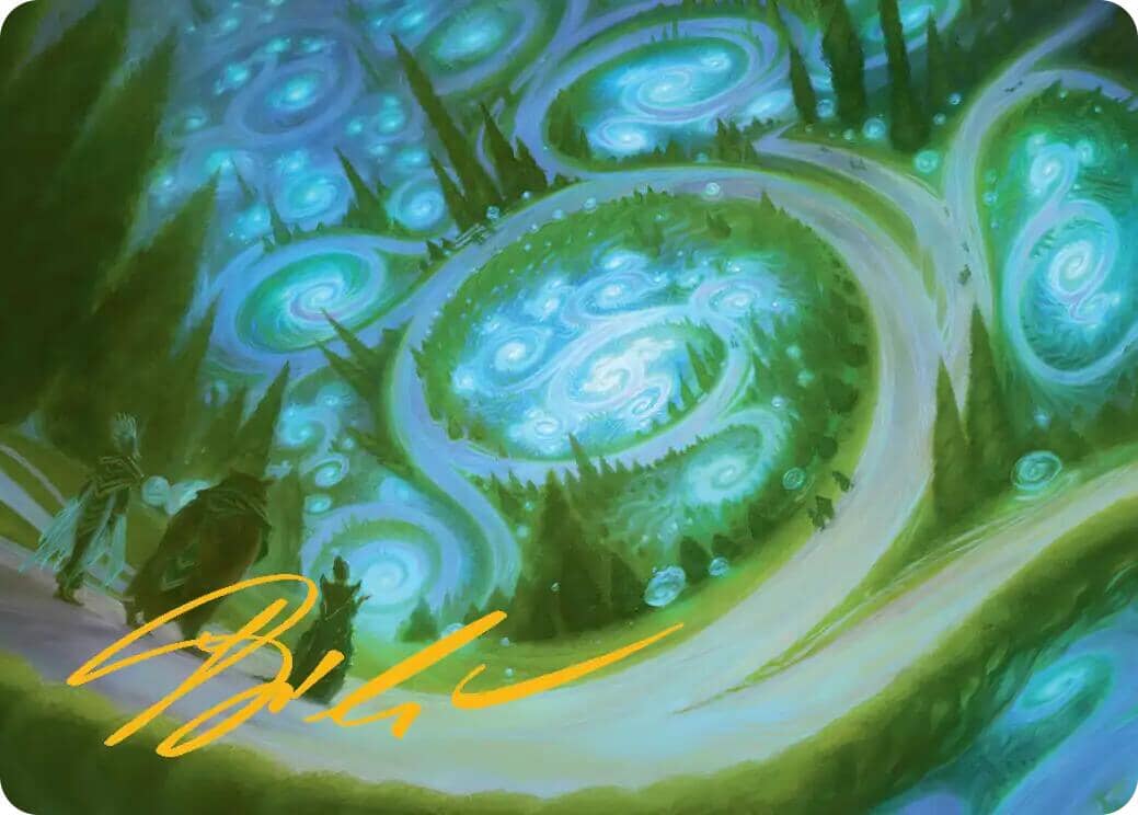 Mathemagics Art Card (Gold-Stamped Signature) [Secrets of Strixhaven Art Series] MTG Single Magic: The Gathering  | Multizone: Comics And Games