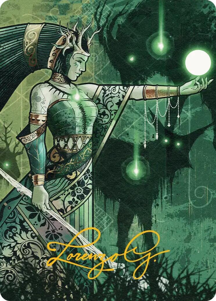 Shamanic Revelation Art Card (Gold-Stamped Signature) [Secrets of Strixhaven Art Series] MTG Single Magic: The Gathering  | Multizone: Comics And Games