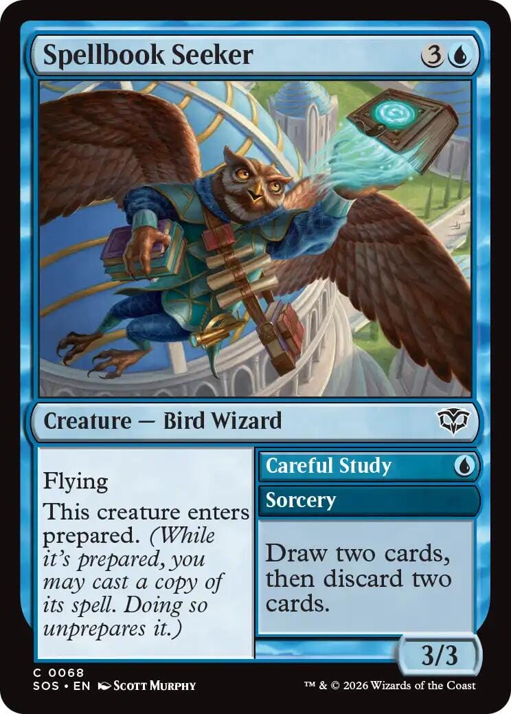 Spellbook Seeker [Secrets of Strixhaven] MTG Single Magic: The Gathering  | Multizone: Comics And Games