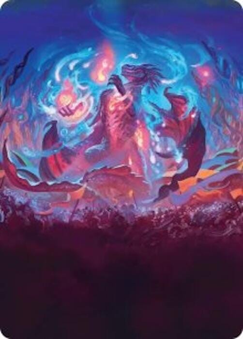 Prismari, the Inspiration Art Card [Secrets of Strixhaven Art Series] MTG Single Magic: The Gathering  | Multizone: Comics And Games