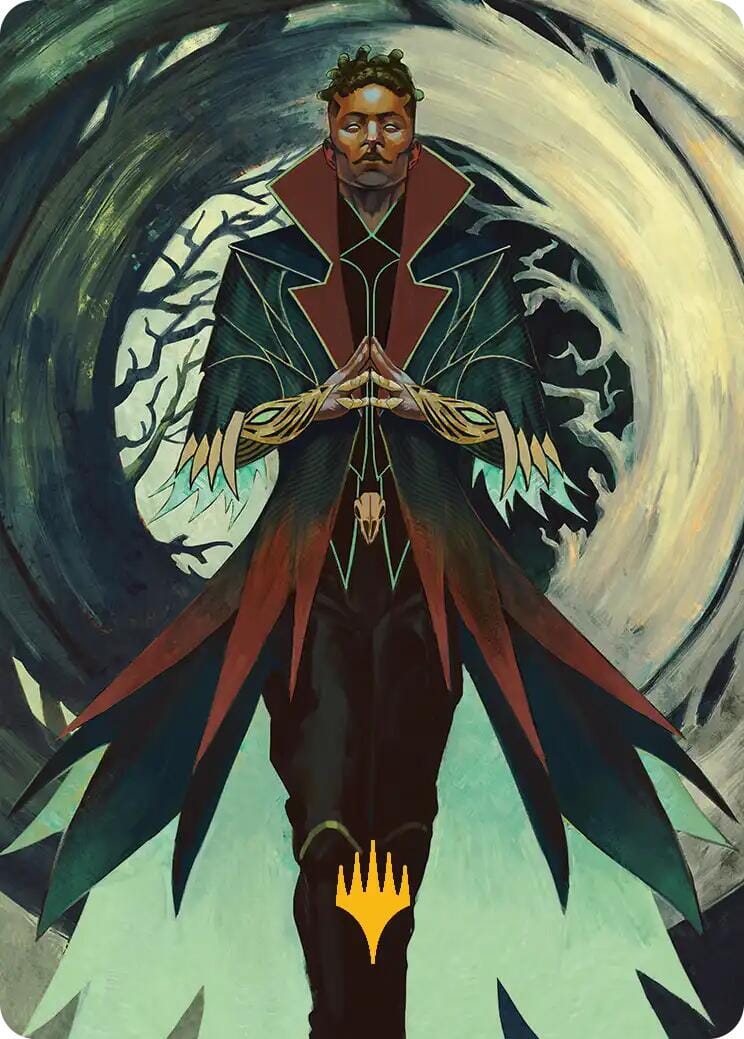 Professor Dellian Fel Art Card (Gold-Stamped Planeswalker Symbol) [Secrets of Strixhaven Art Series] MTG Single Magic: The Gathering  | Multizone: Comics And Games