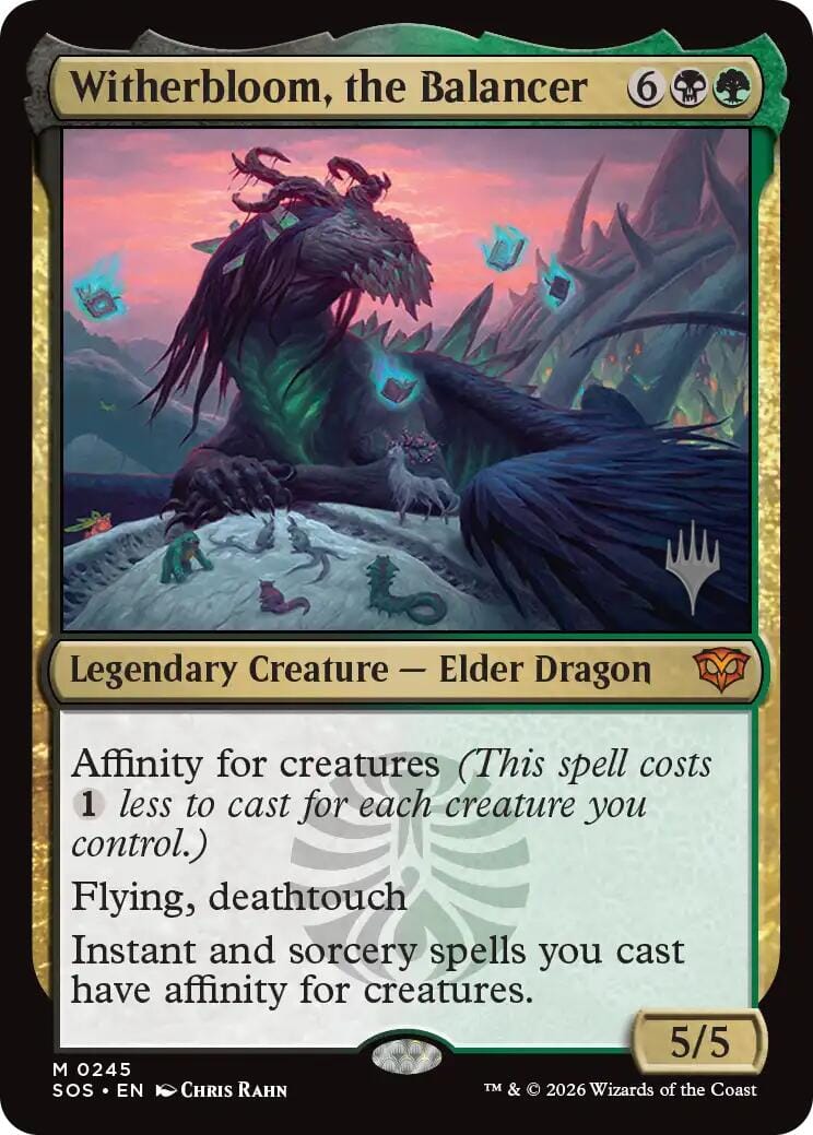 Witherbloom, the Balancer [Secrets of Strixhaven Promos] MTG Single Magic: The Gathering  | Multizone: Comics And Games
