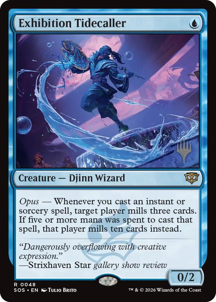 Exhibition Tidecaller [Secrets of Strixhaven Promos] MTG Single Magic: The Gathering  | Multizone: Comics And Games