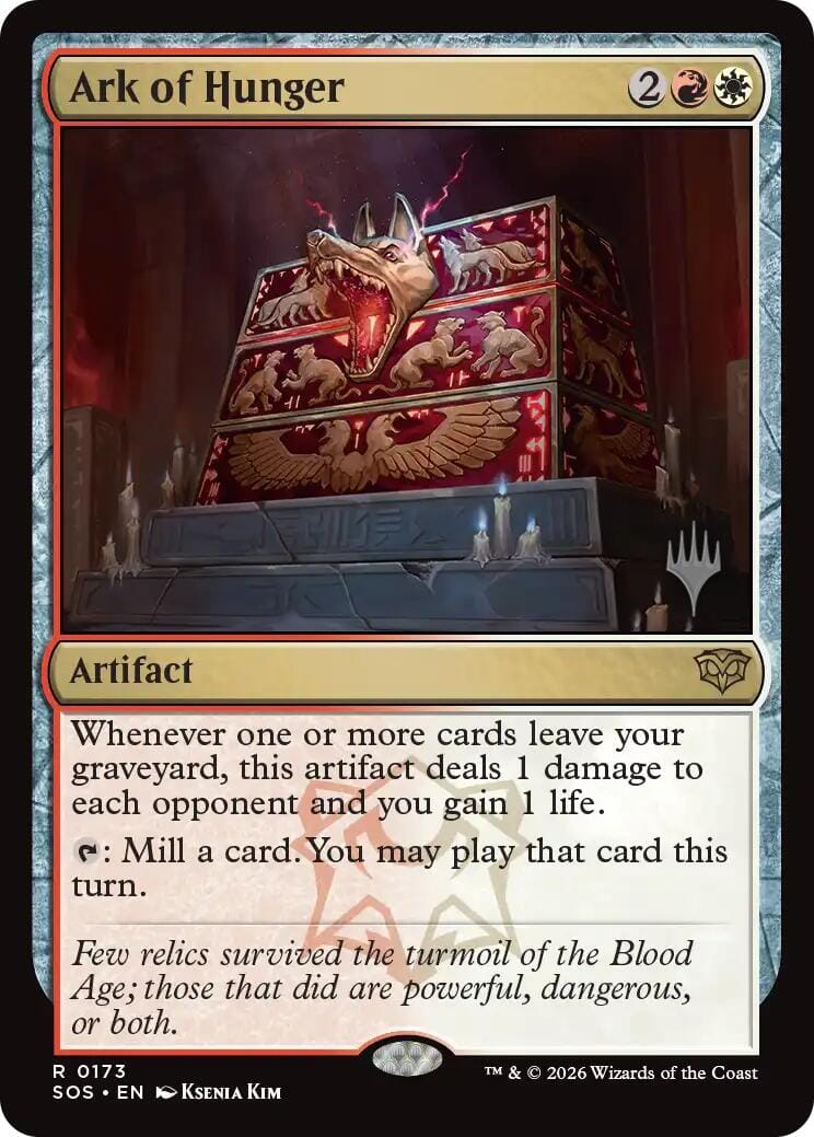 Ark of Hunger [Secrets of Strixhaven Promos] MTG Single Magic: The Gathering  | Multizone: Comics And Games