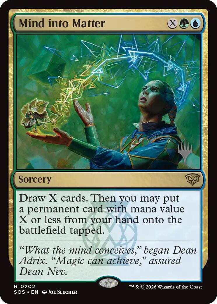 Mind into Matter [Secrets of Strixhaven Promos] MTG Single Magic: The Gathering  | Multizone: Comics And Games