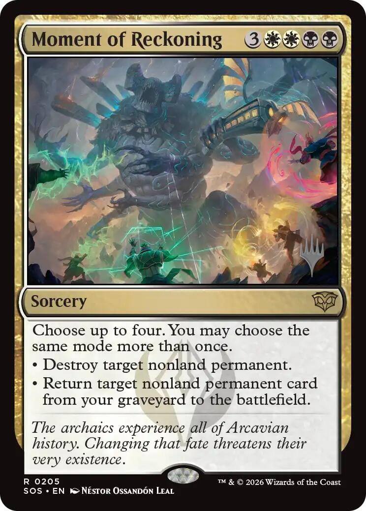 Moment of Reckoning [Secrets of Strixhaven Promos] MTG Single Magic: The Gathering  | Multizone: Comics And Games